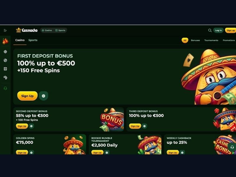 Registrazione su Casinacho Casino (Nacho Casino): KYC come priorità assoluta per i giocatori jackpot italiani
