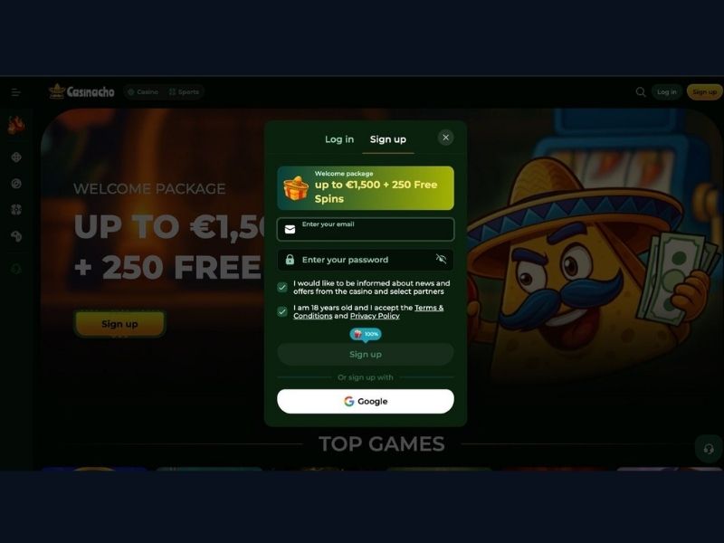 Jackpot di Casinacho Casino Nacho Casino per l'Italia — tipi importi e meccanica