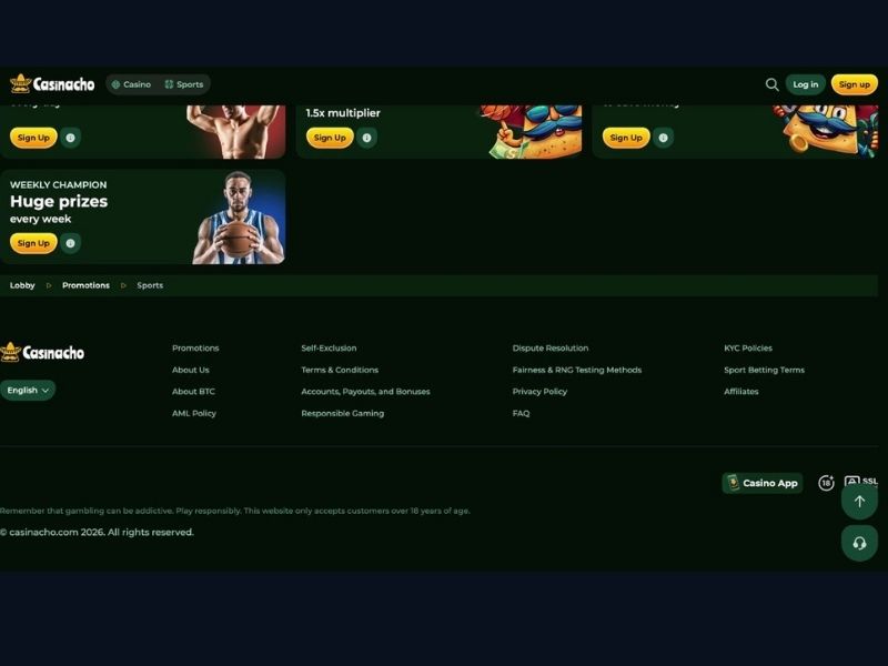 App mobile e configurazione per giocatori jackpot italiani su Casinacho Casino